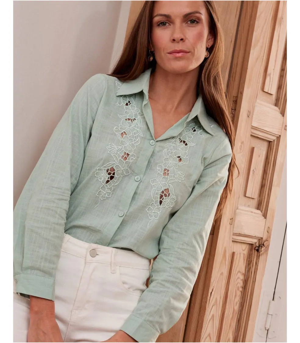Camisa Bordados Priscilia